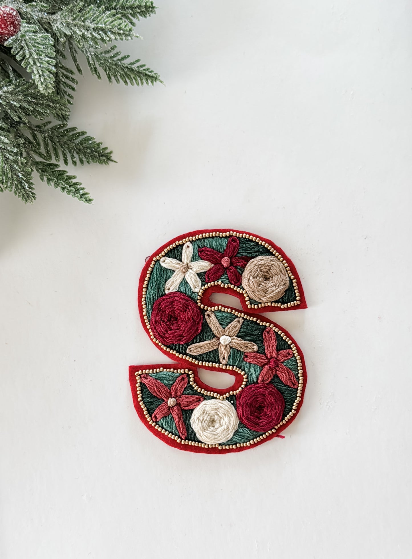 Floral Letter Patch Pre-Recorded Class