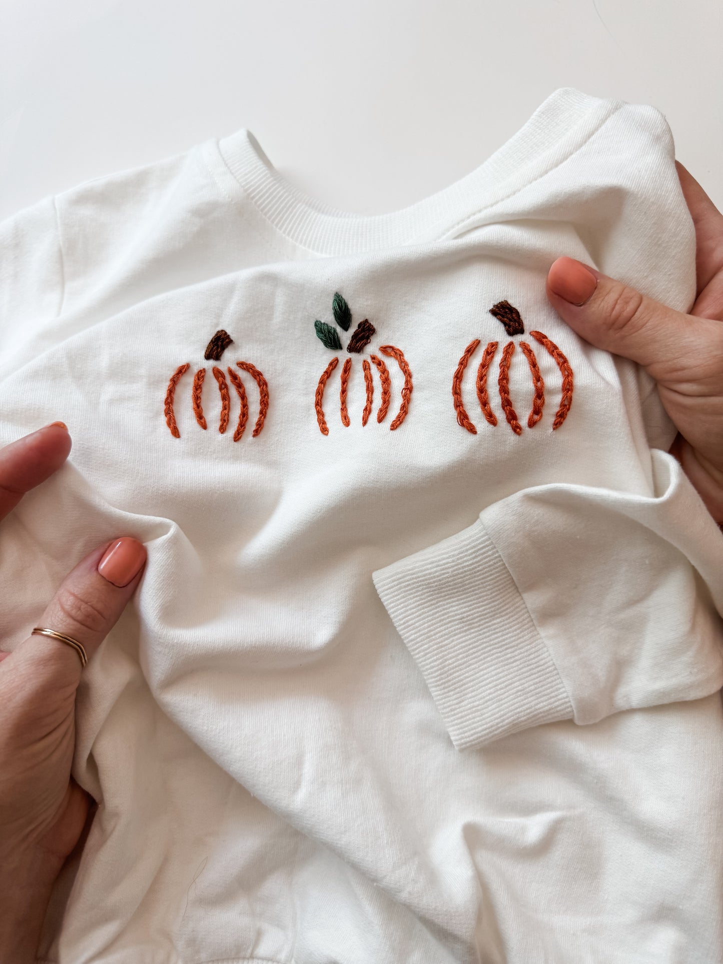 Pumpkins Shirt PDF Embroidery Pattern