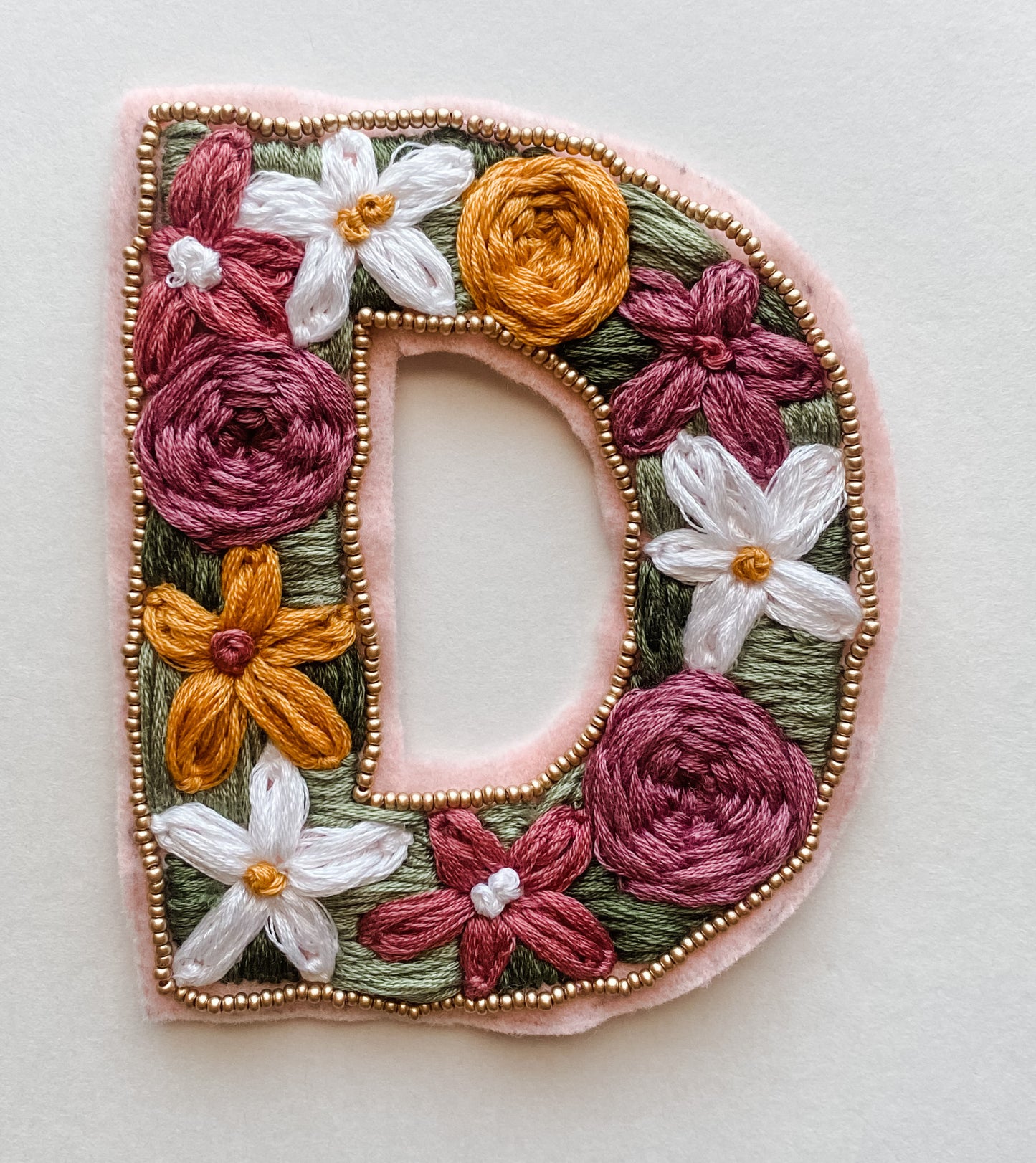 Floral Letter Patch Pre-Recorded Class