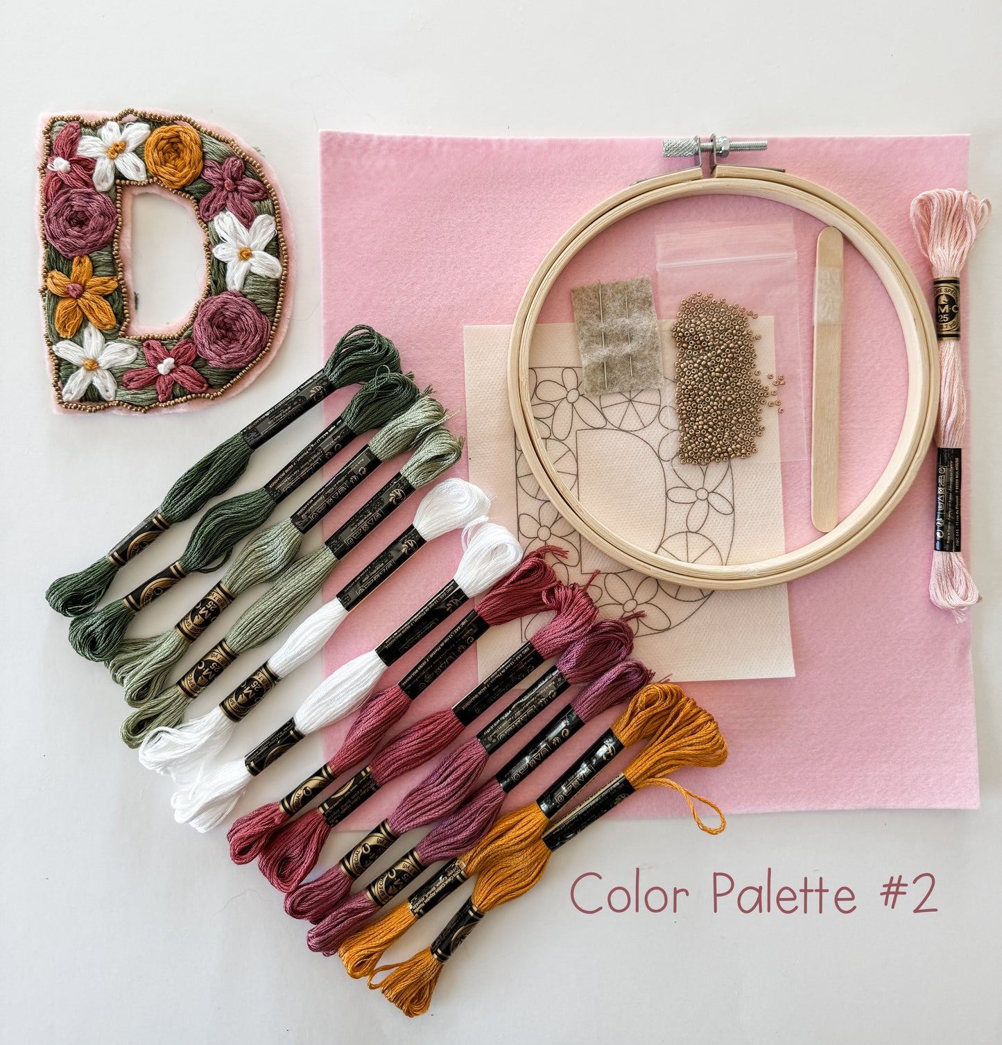 Floral Letter Patch Pre-Recorded Class