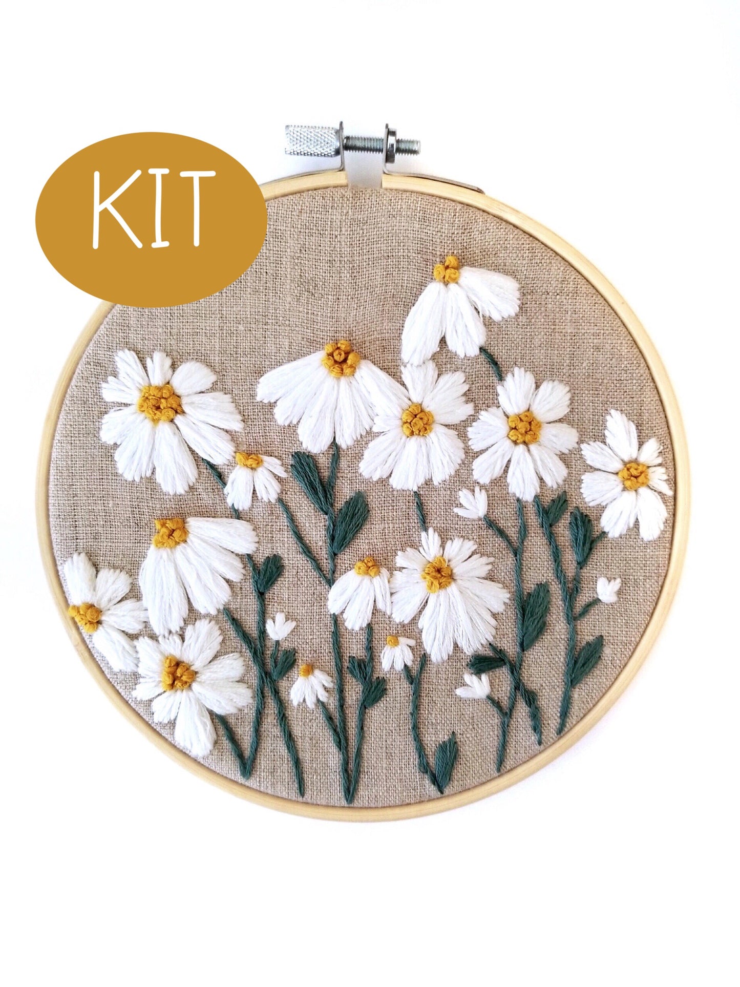 Wild Daisies Embroidery Kit