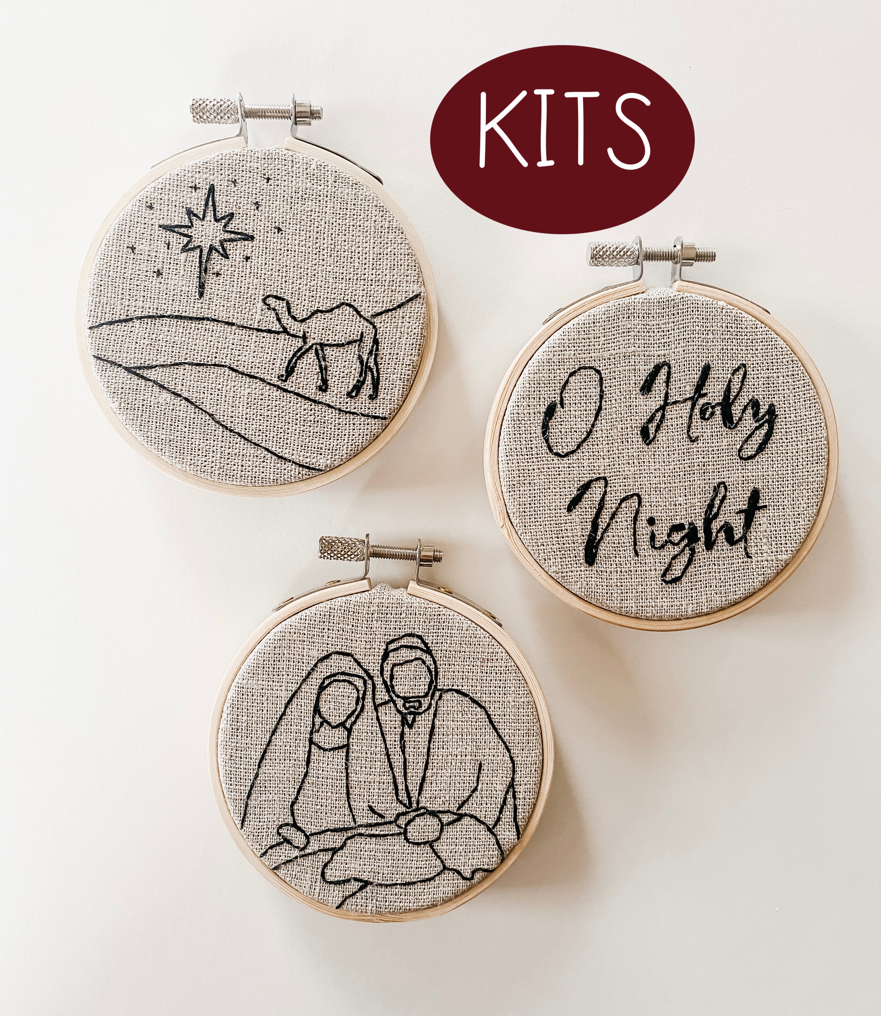 Nativity Collection Christmas Ornament KITS – threadunraveled