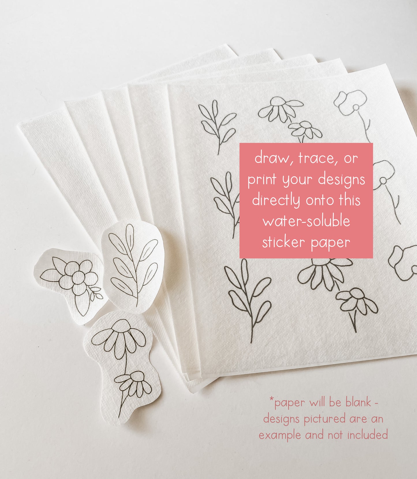 Water-Soluble Sticker Paper