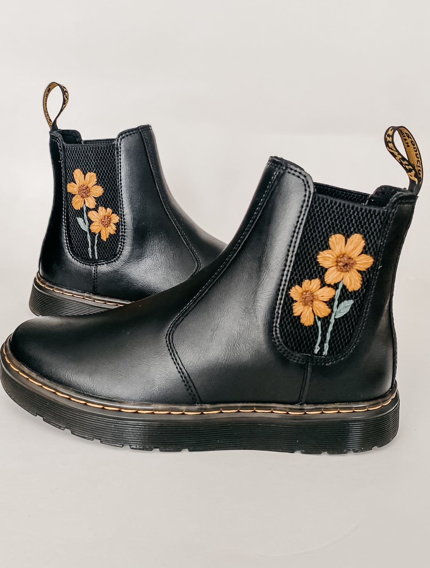 Walking on Sunshine Boots PDF Embroidery Pattern