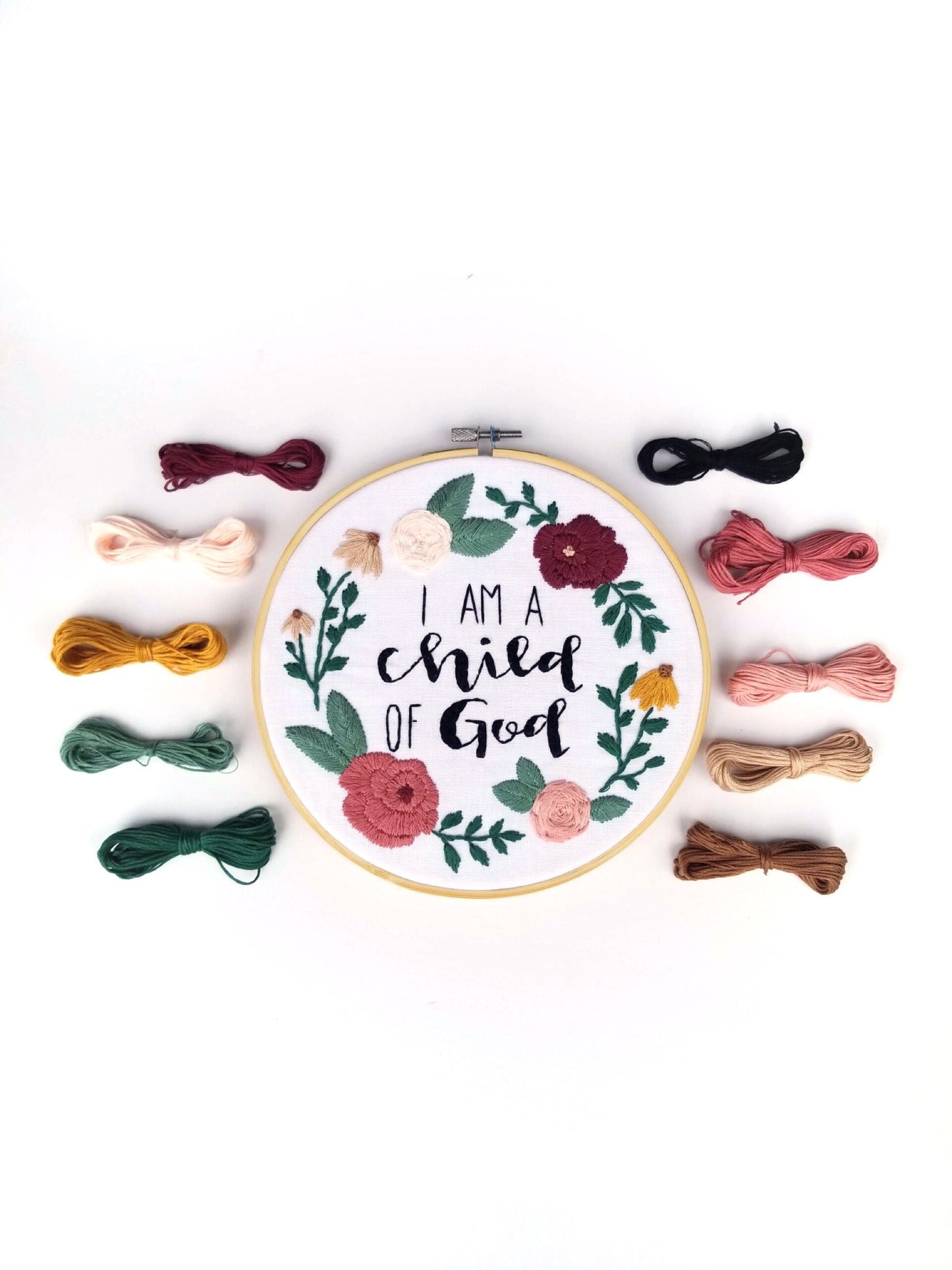 I Am A Child Of God PDF Embroidery Pattern
