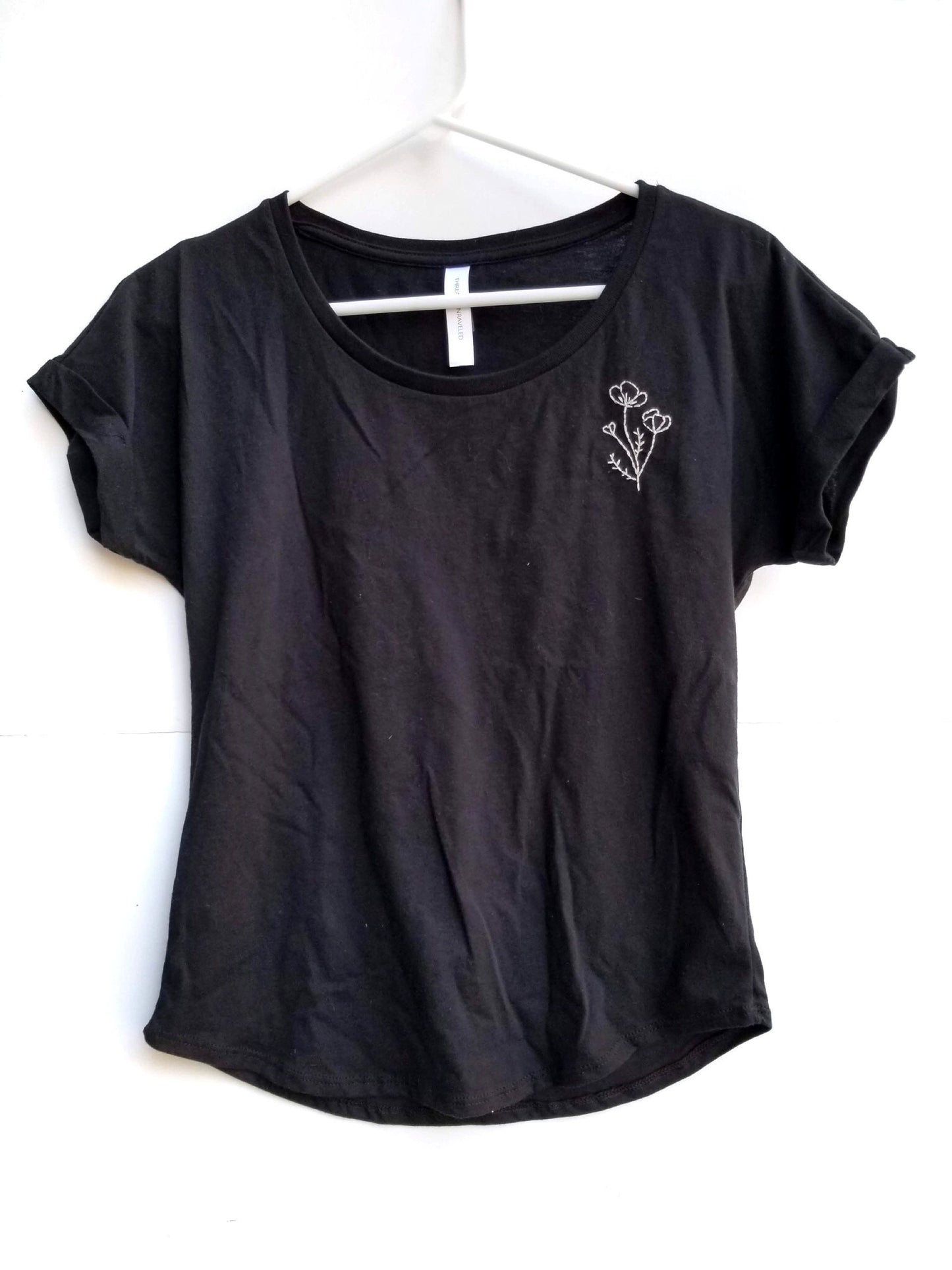 Poppies Shirt PDF Embroidery Pattern