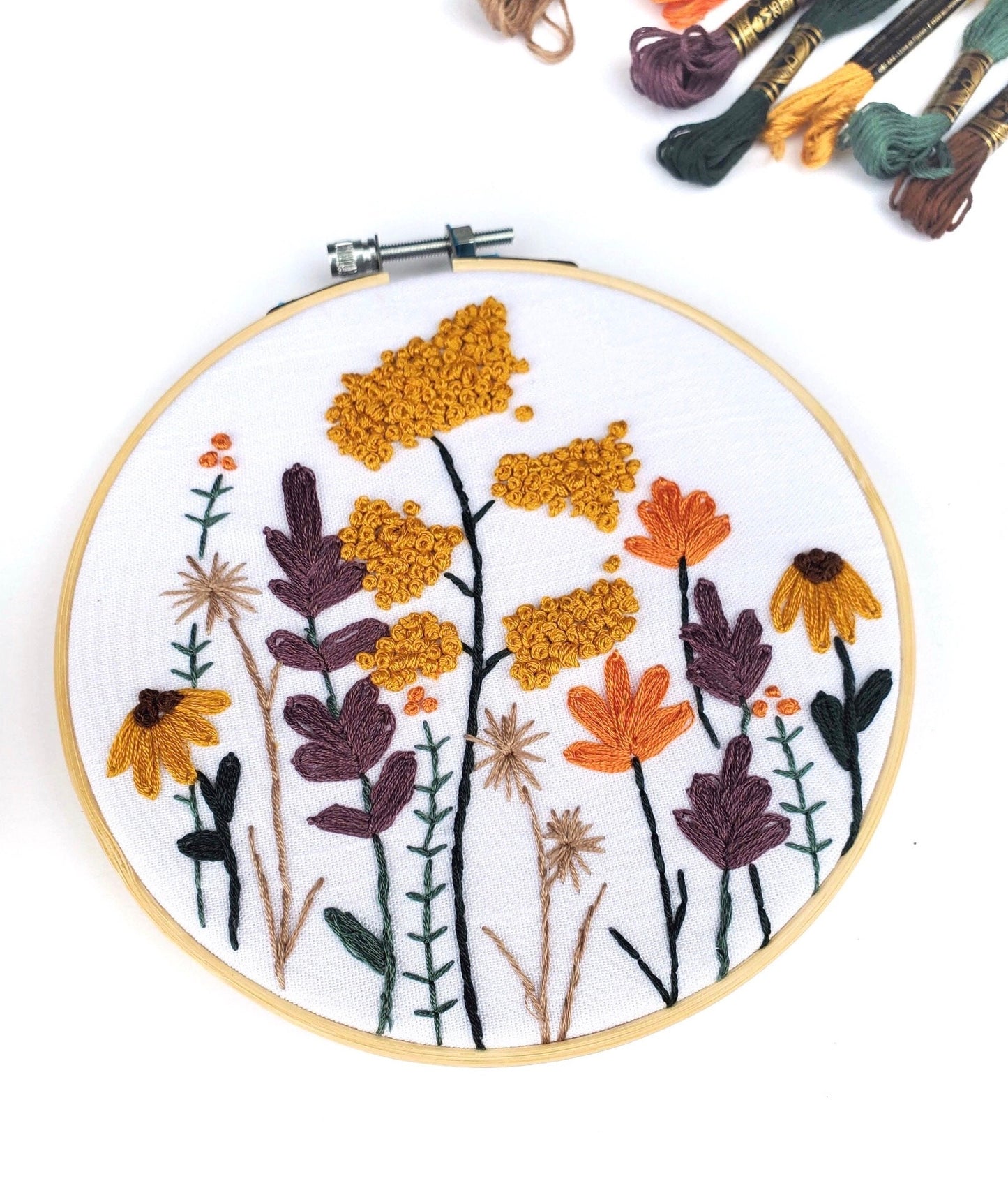 Spring Florals PDF Embroidery Pattern