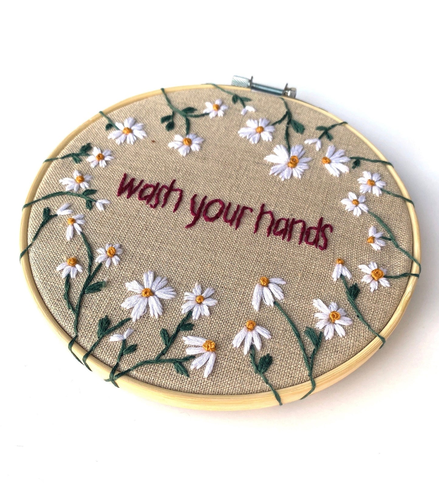 Wash Your Hands PDF Embroidery Pattern
