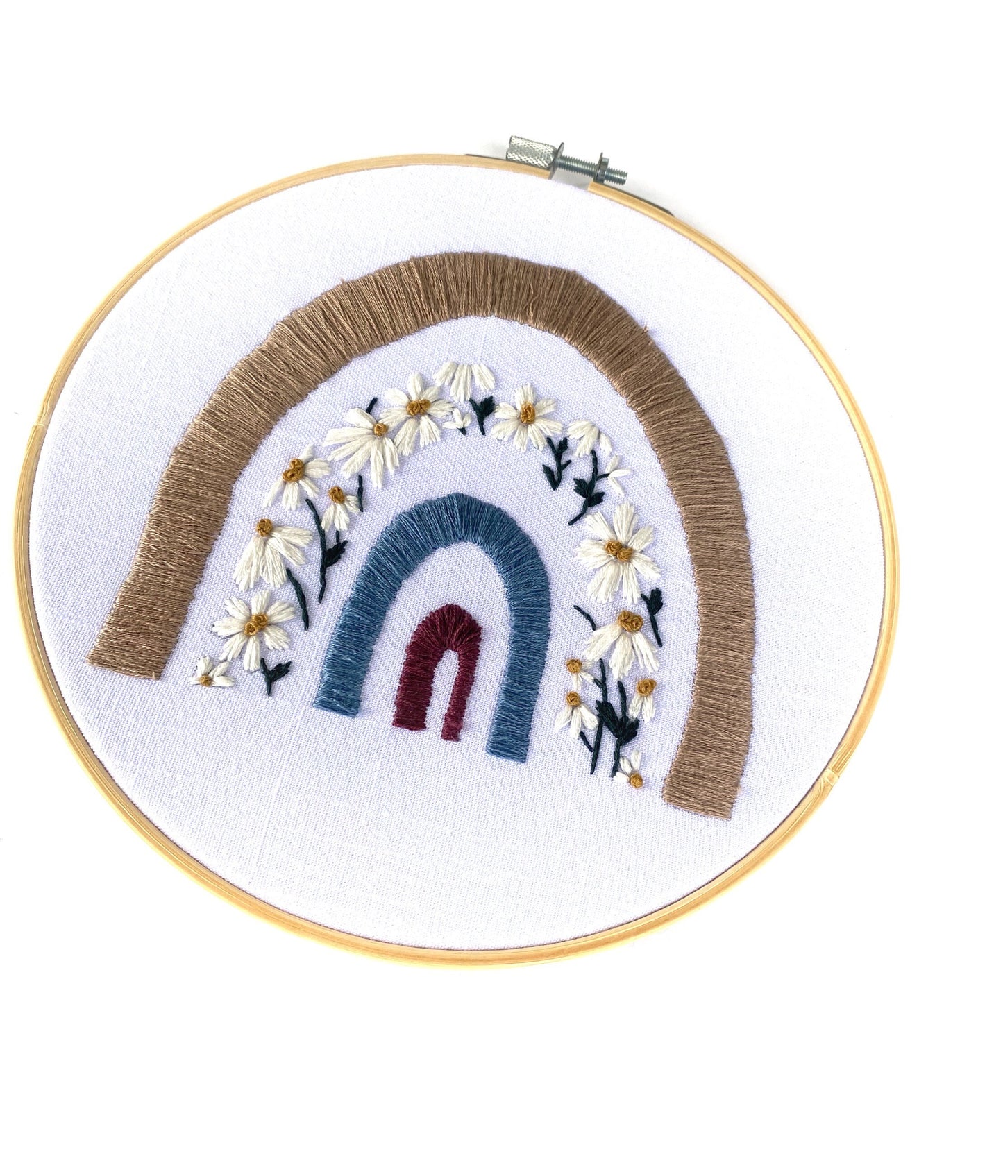 Floral Rainbow PDF Embroidery Pattern