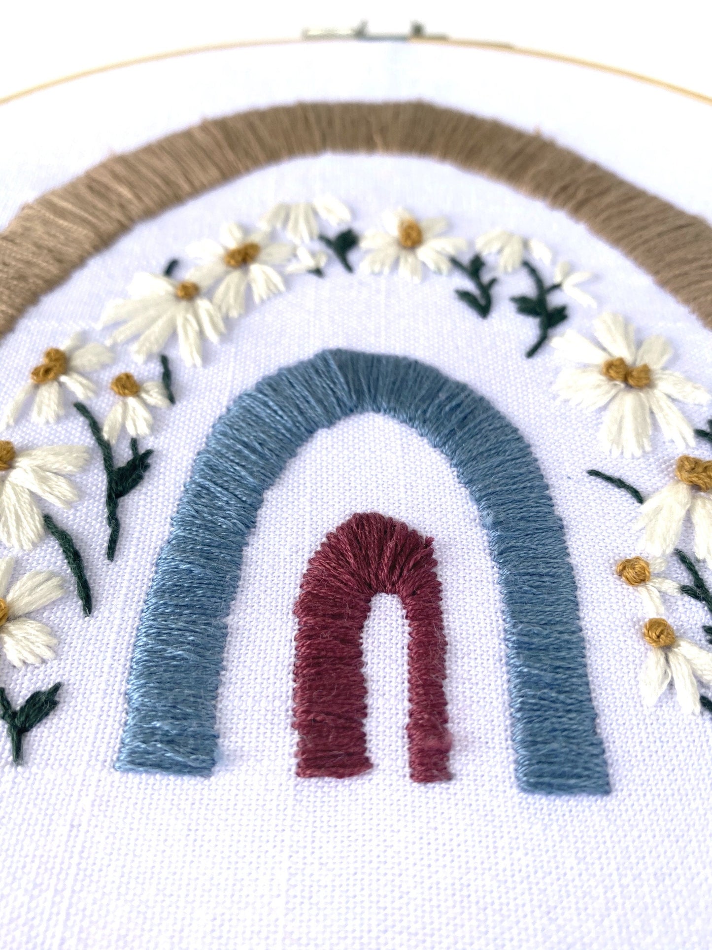 Floral Rainbow PDF Embroidery Pattern