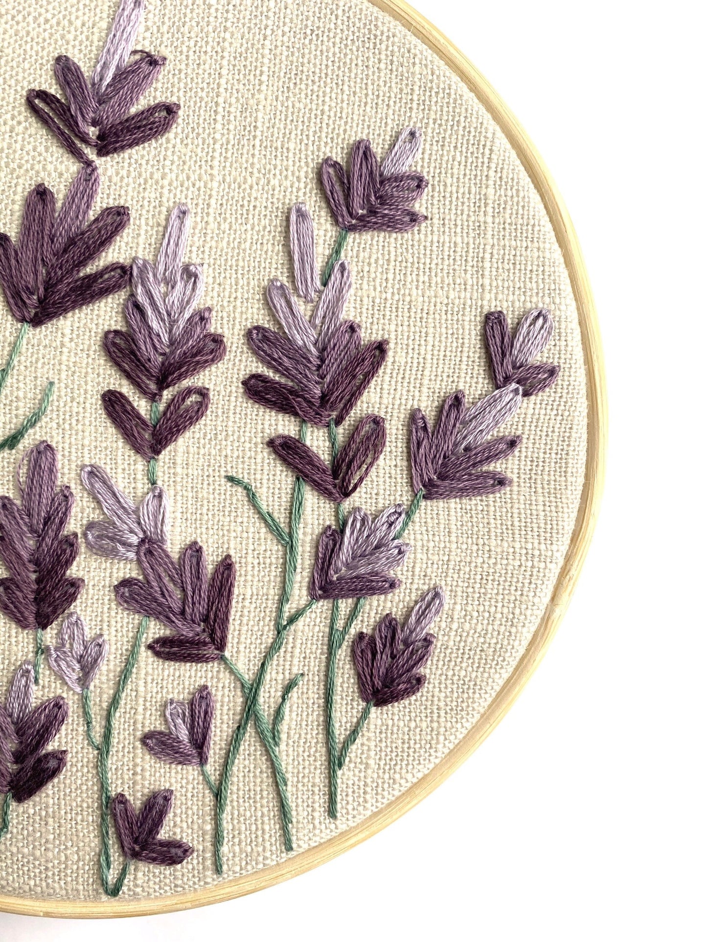 Wild Lavender PDF Embroidery Pattern