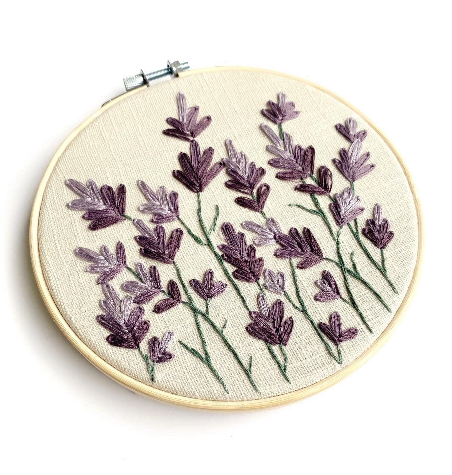 Wild Lavender PDF Embroidery Pattern
