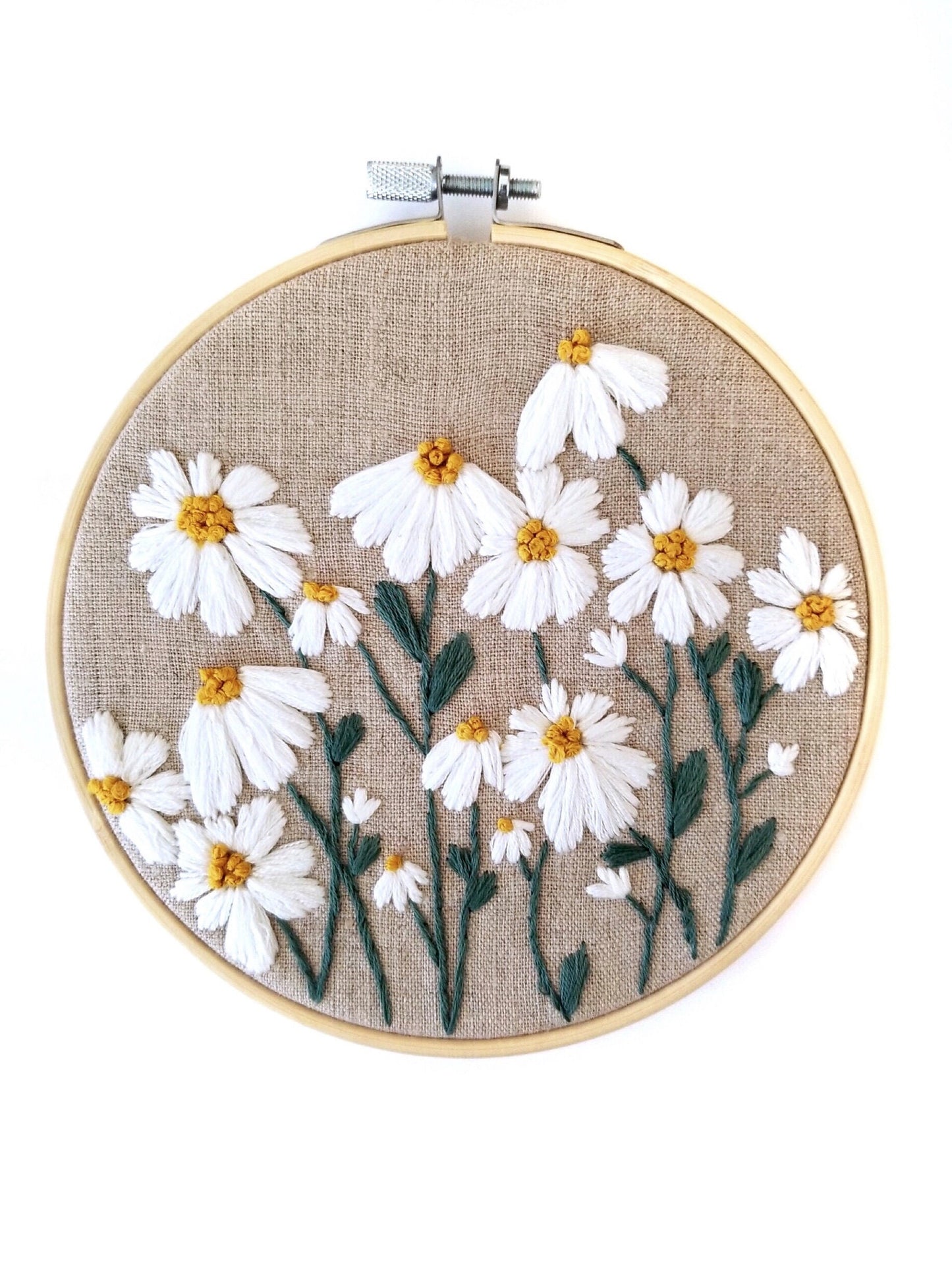 Wild Daisies PDF Embroidery Pattern