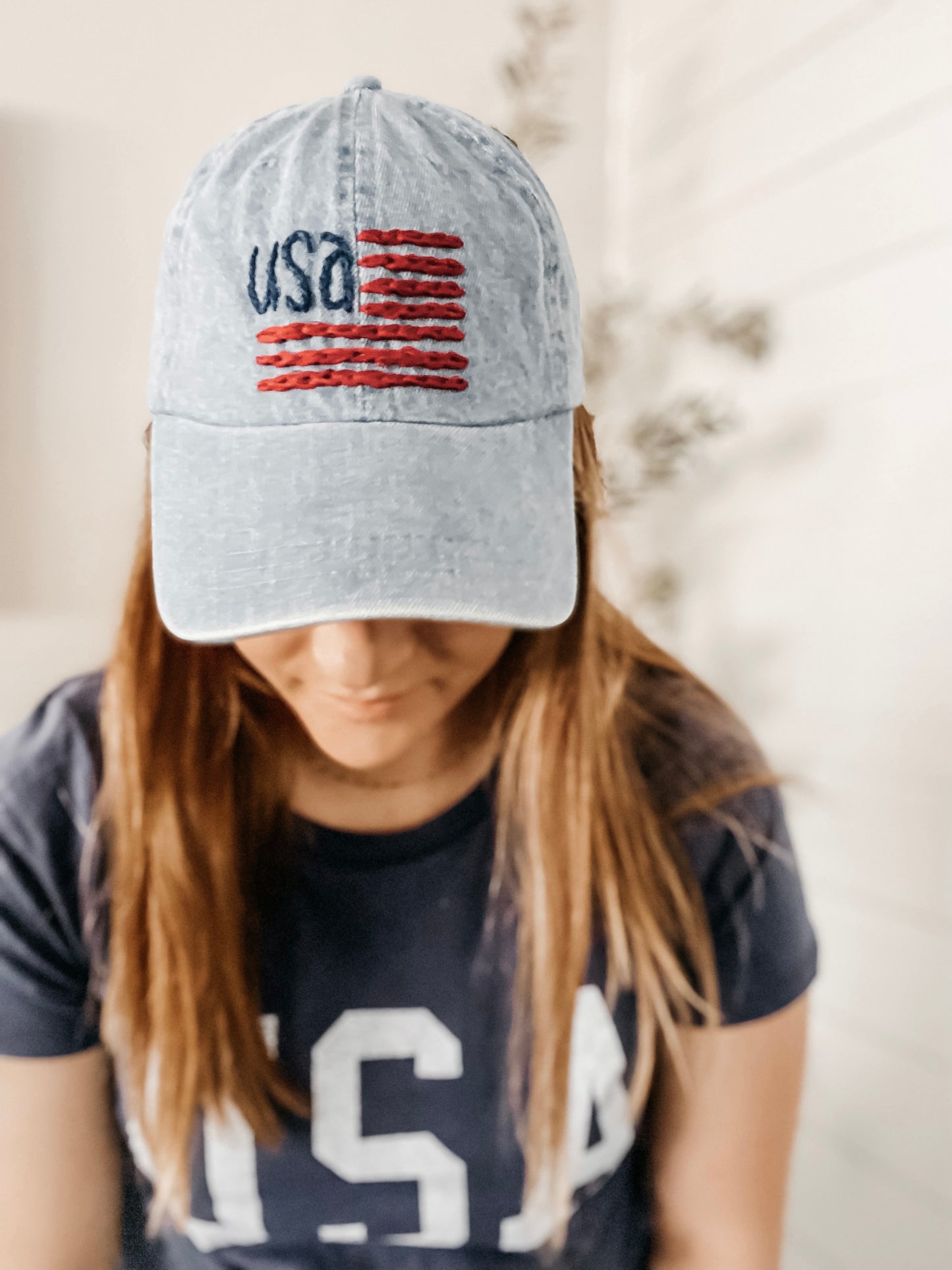 American Flag Shirt PDF Embroidery Pattern