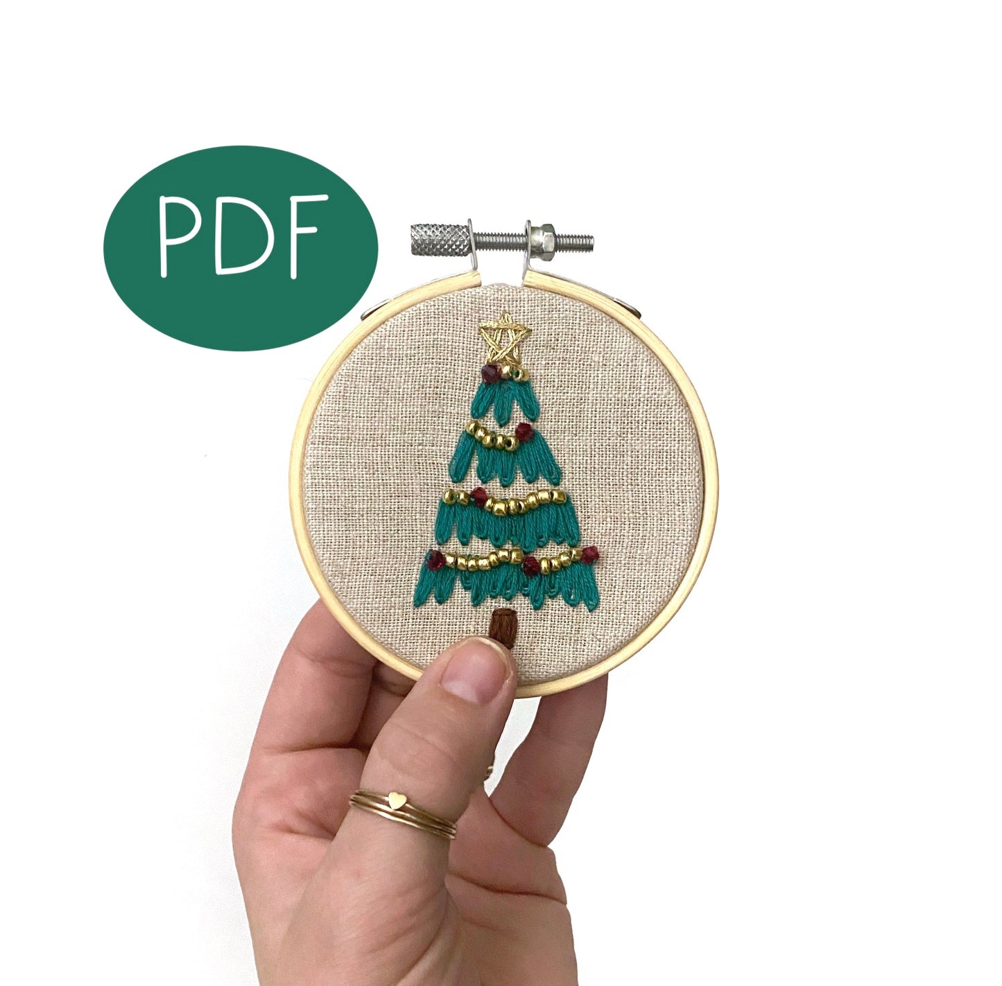 Christmas Ornament PDF Embroidery Patterns