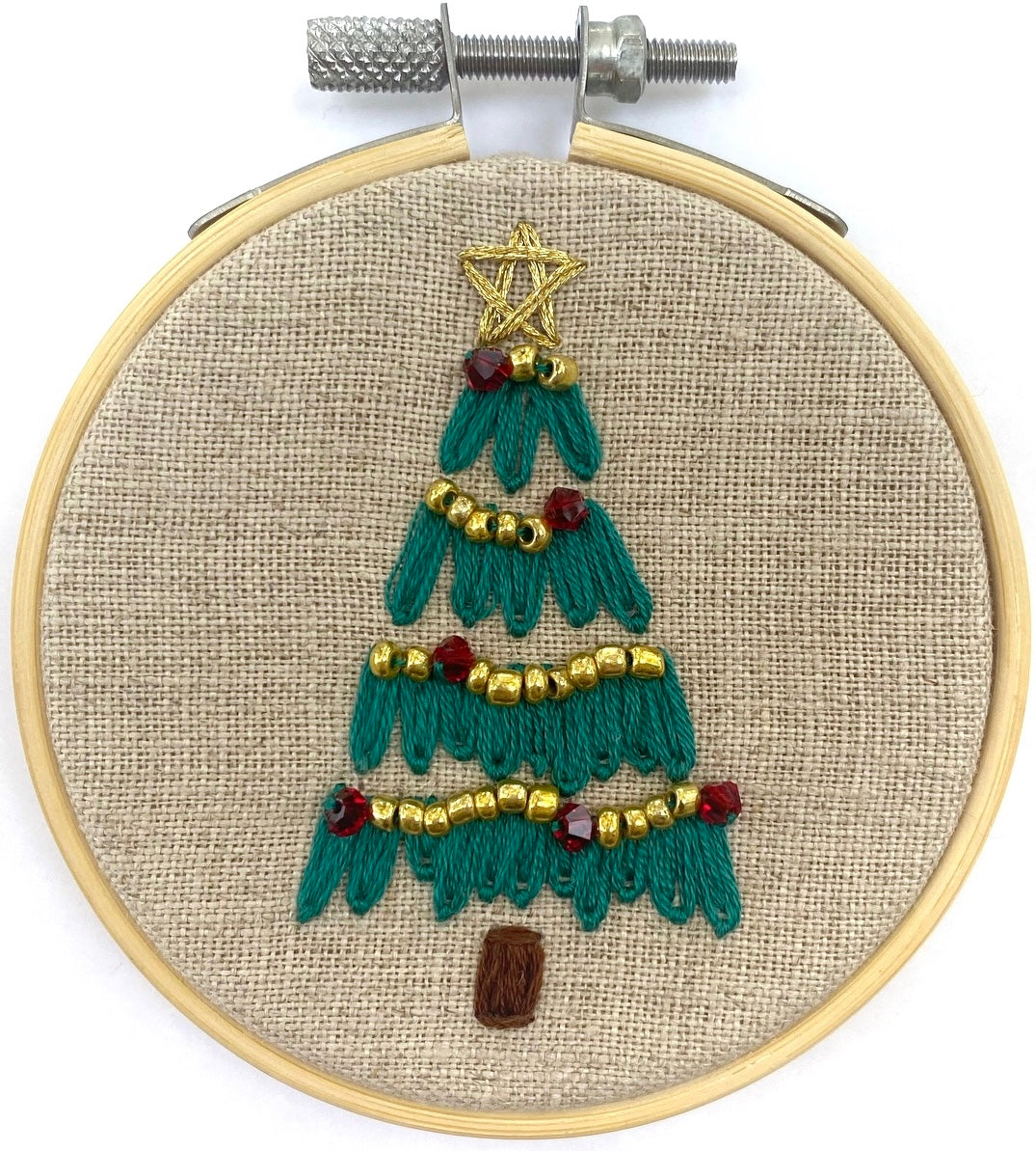 Christmas Tree Christmas Ornament PDF Embroidery Pattern