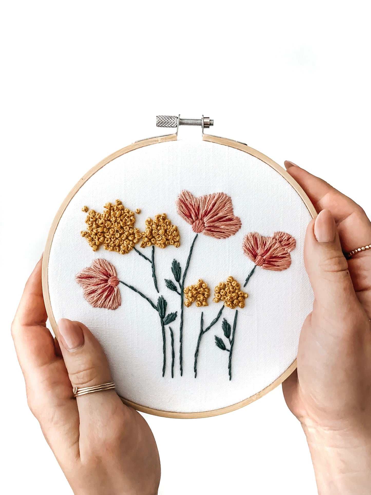 Wild Poppies Embroidery Kit