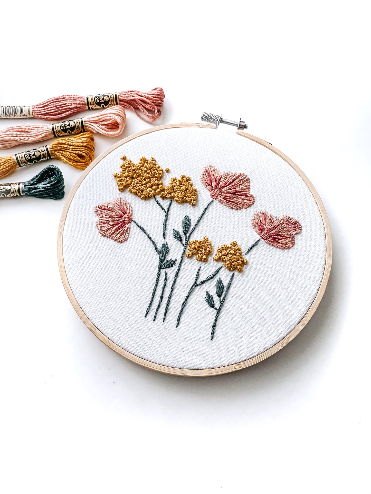 Wild Poppies Embroidery Kit