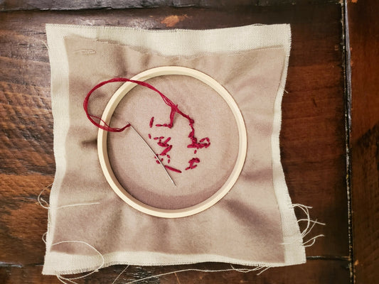 HOW TO TIE OFF THE BACK OF YOUR EMBROIDERY