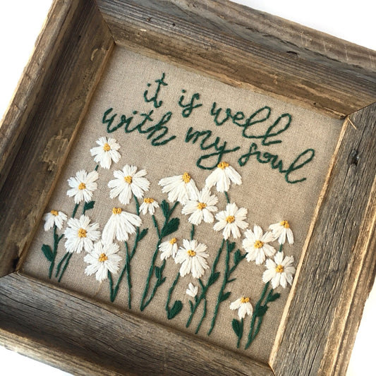 How to Frame Your Embroidery in a Picture Frame