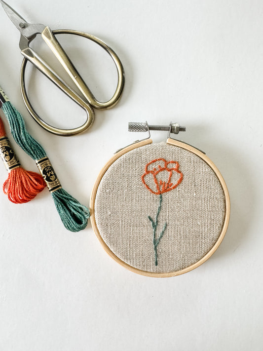 Floral Embroidery Tutorial