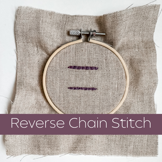 Reverse Chain Stitch