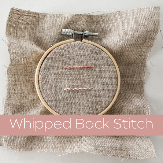 Whipped Back Stitch