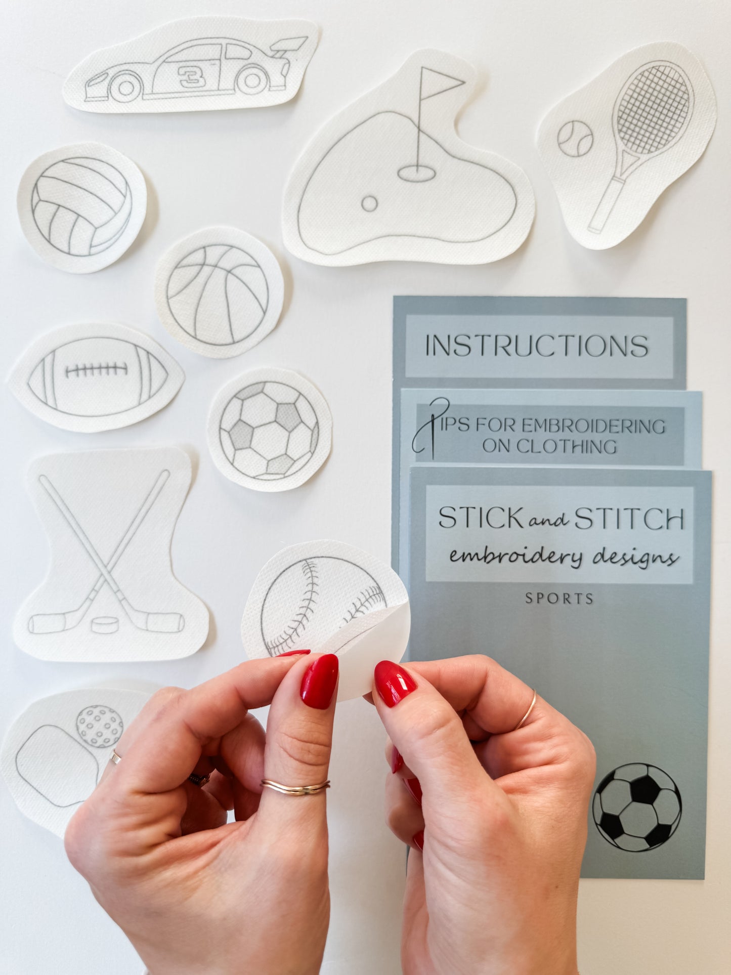 Sports Stick and Stitch Embroidery Designs