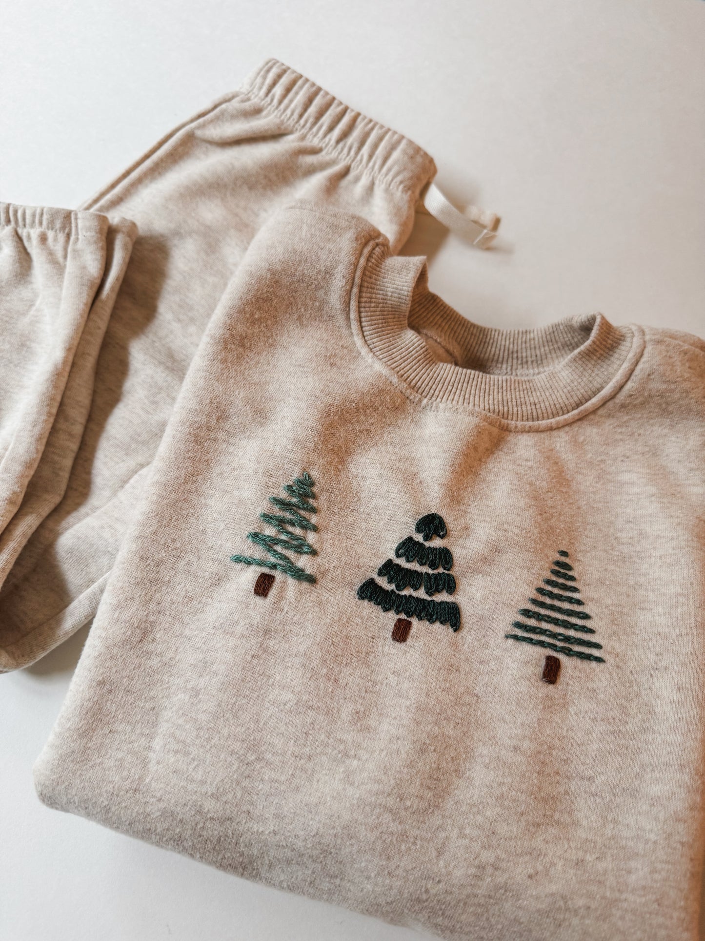 Winter Trees Stick and Stitch Embroidery Kit