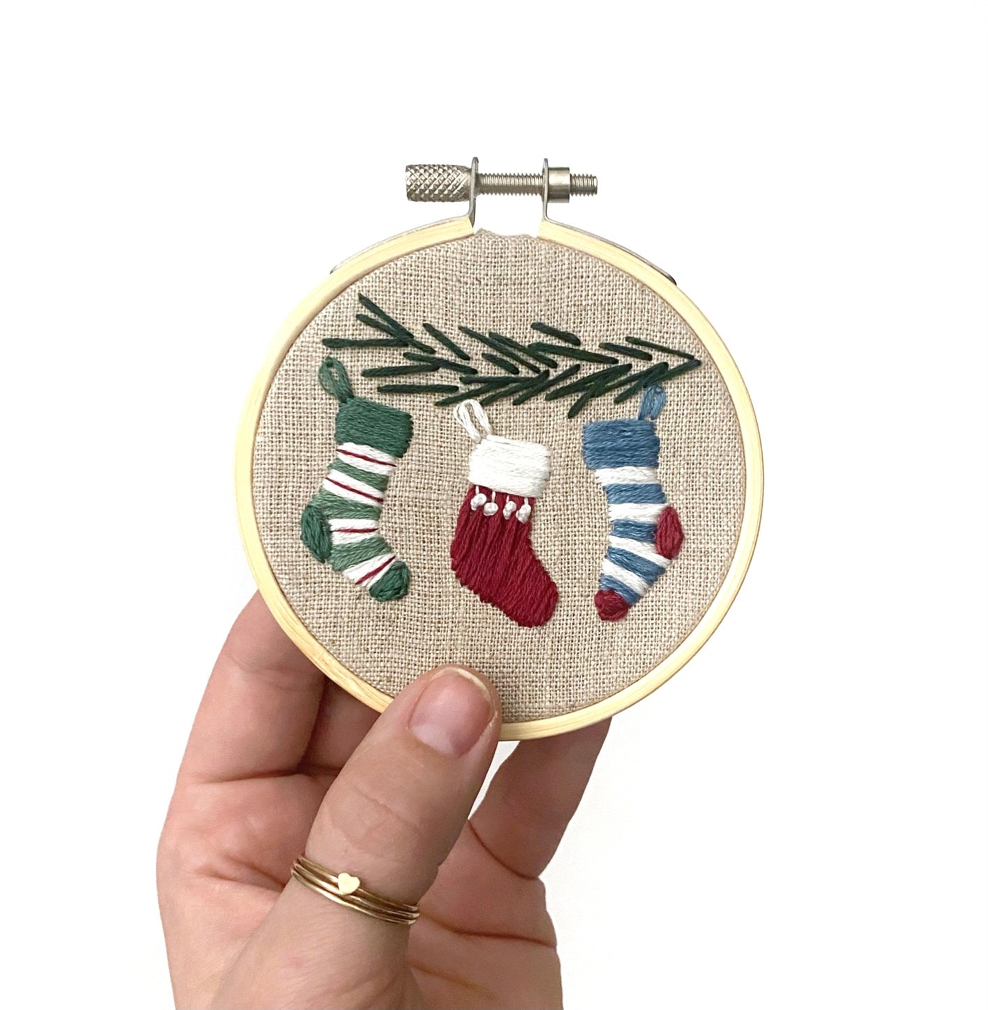 12 Christmas Ornaments PDF Embroidery Pattern