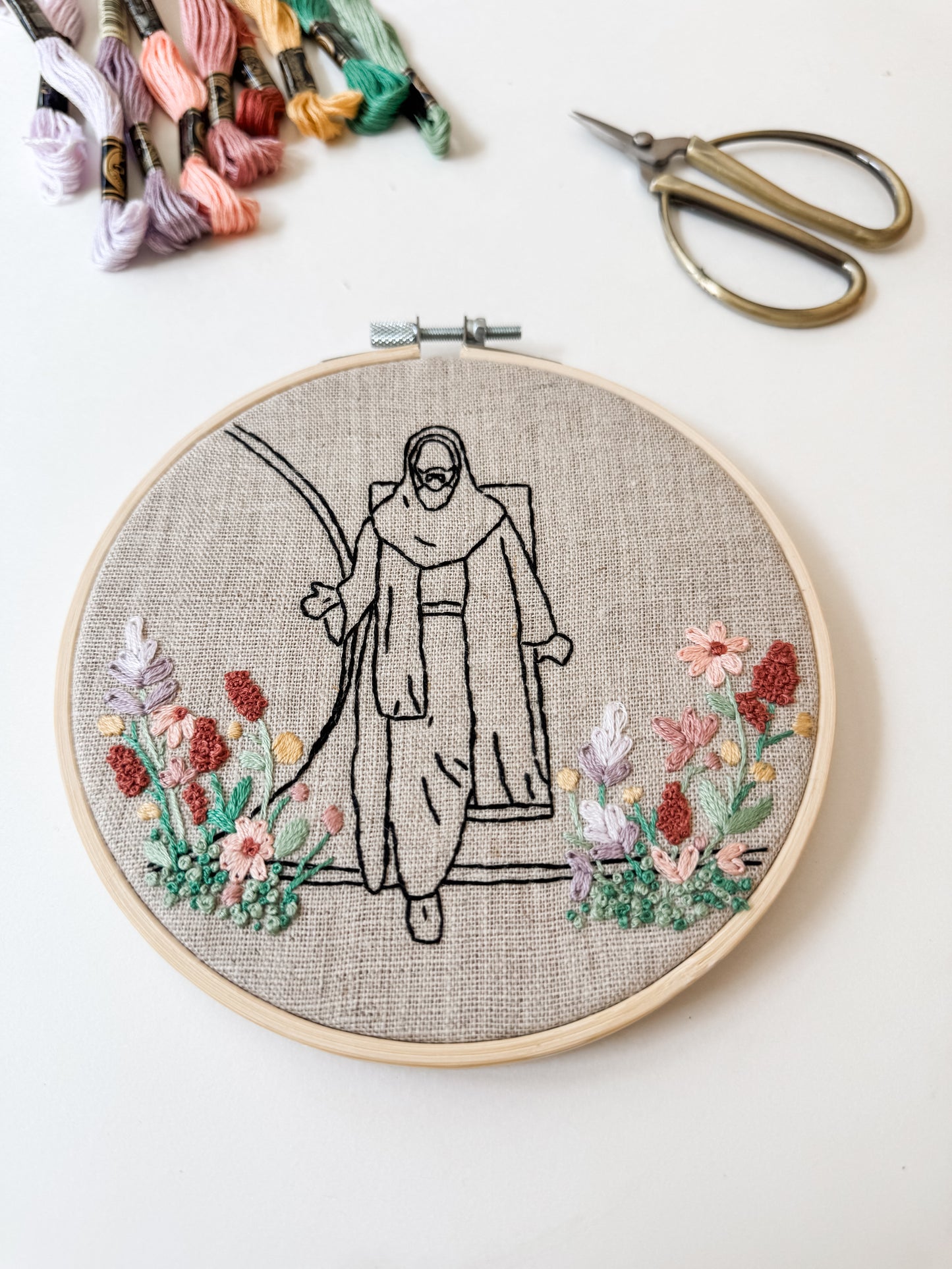 Easter Morning in Bloom PDF Embroidery Pattern
