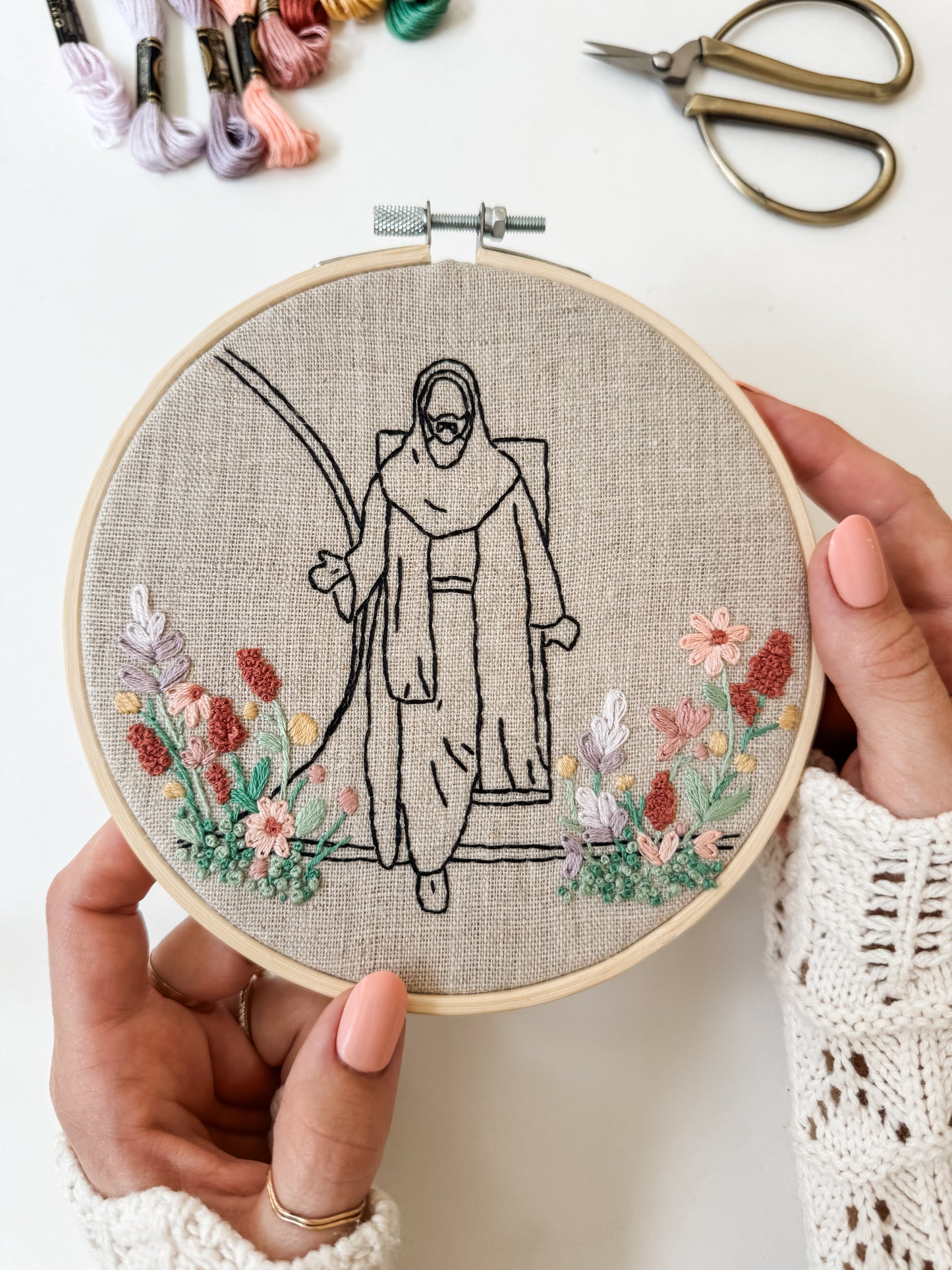 Easter Morning in Bloom PDF Embroidery Pattern