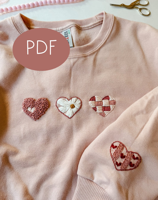 Sweethearts PDF Embroidery Pattern