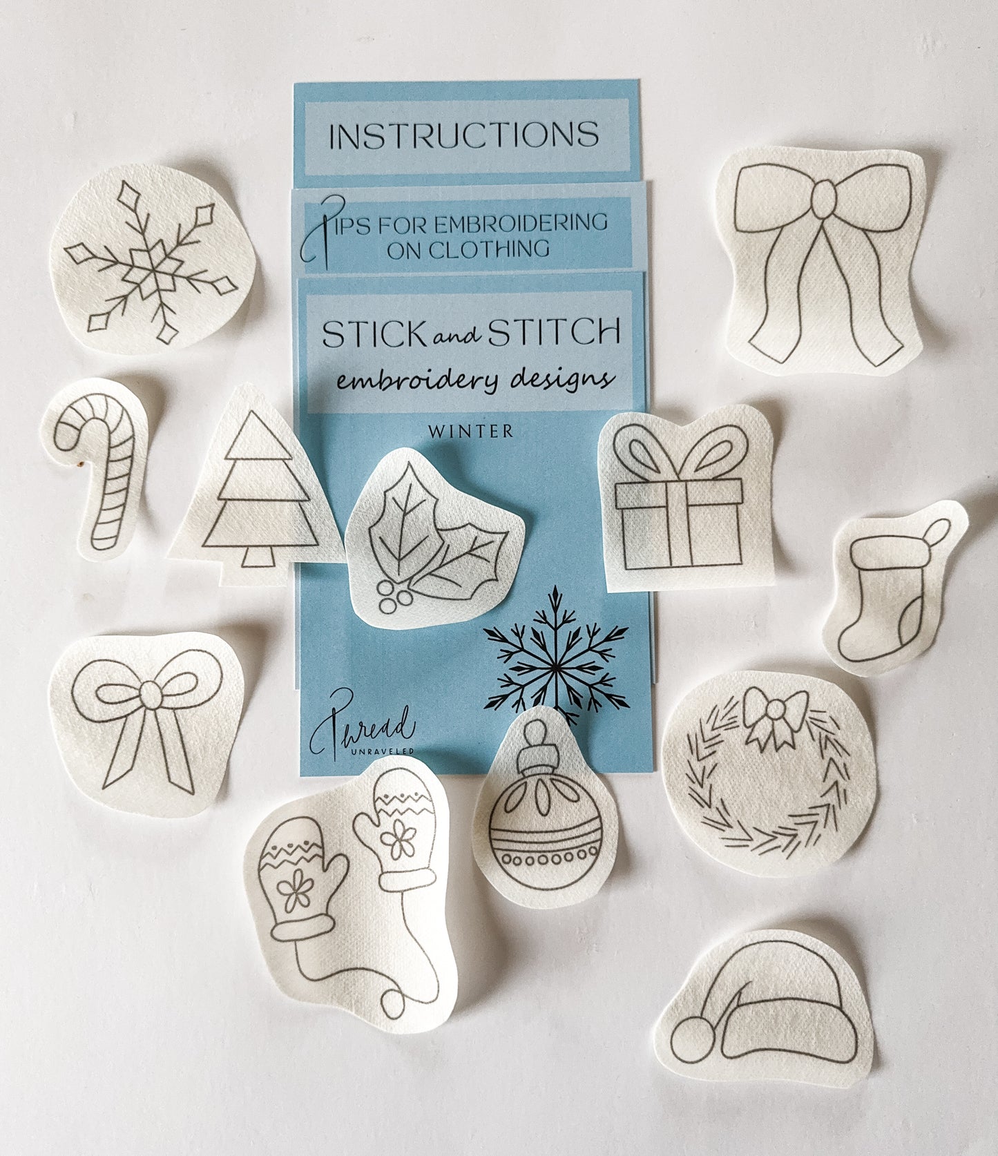 Winter Stick and Stitch Embroidery Designs