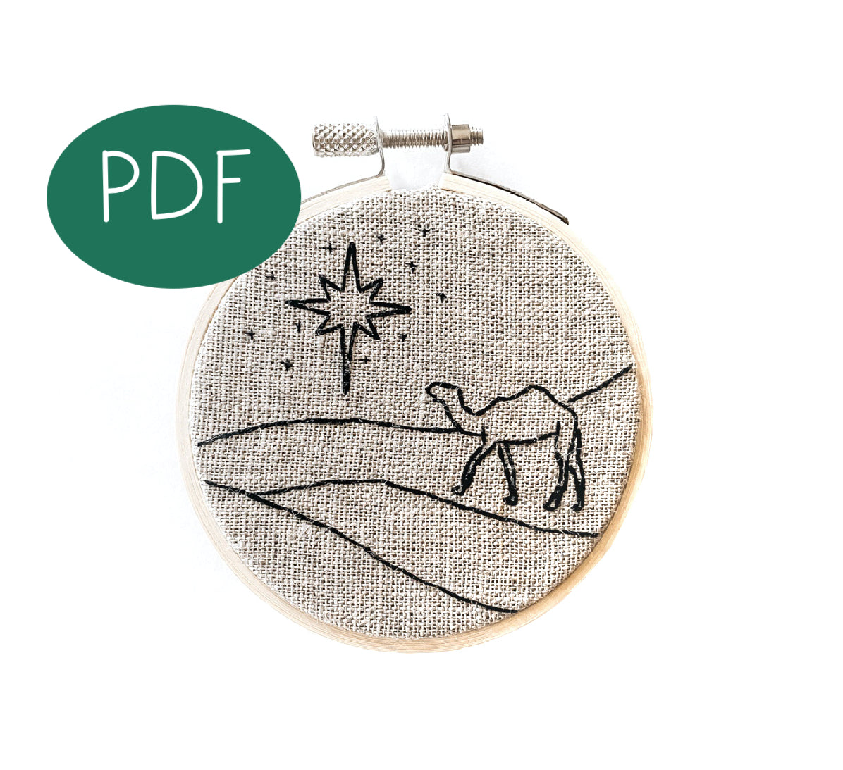 Nativity Collection Christmas Ornament PDF Embroidery Patterns