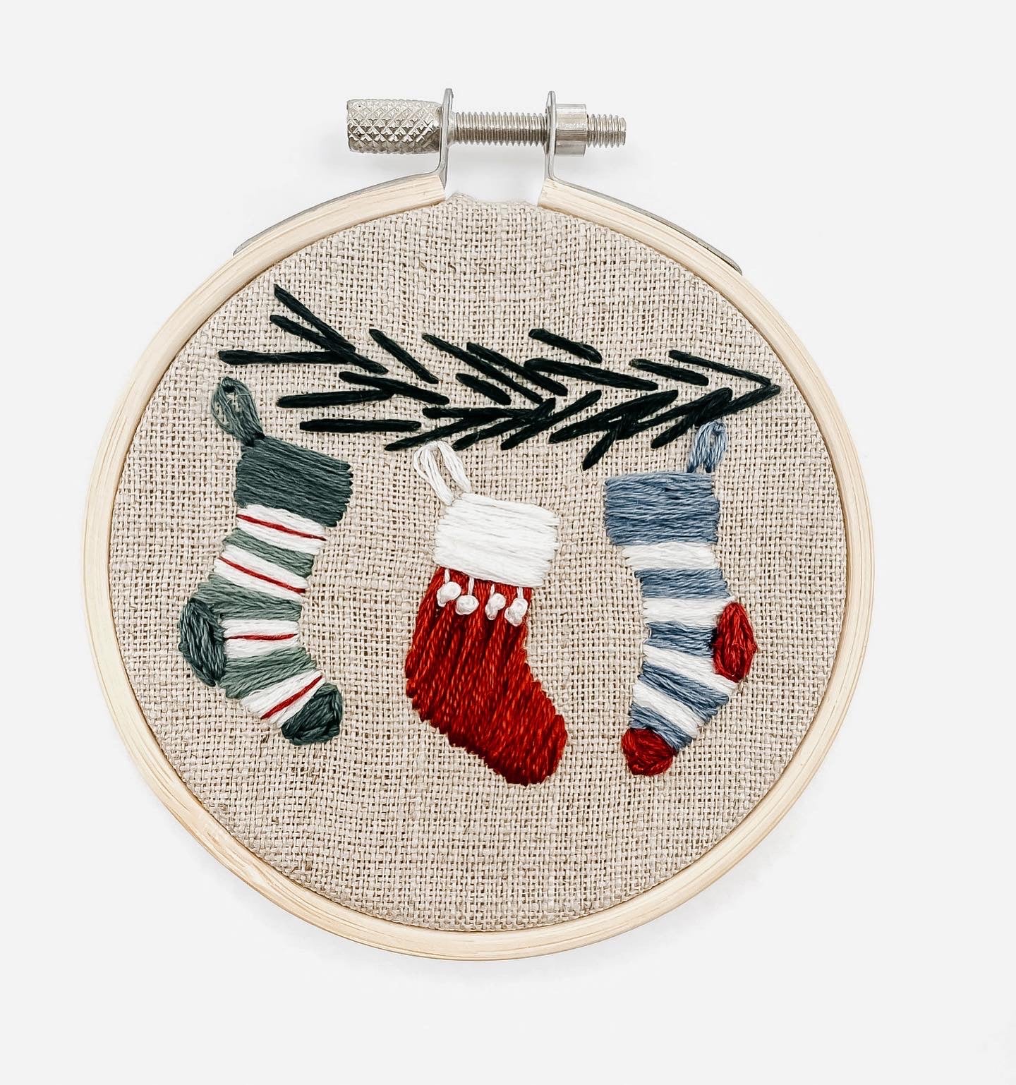 Christmas Ornament Kit, Embroidery Ornament DIY, Festive ornament, Christmas  lights, Ornament Craft Kit, Make At Home, Holiday Ornament Kit — I Heart  Stitch Art: Beginner Embroidery Kits + Patterns