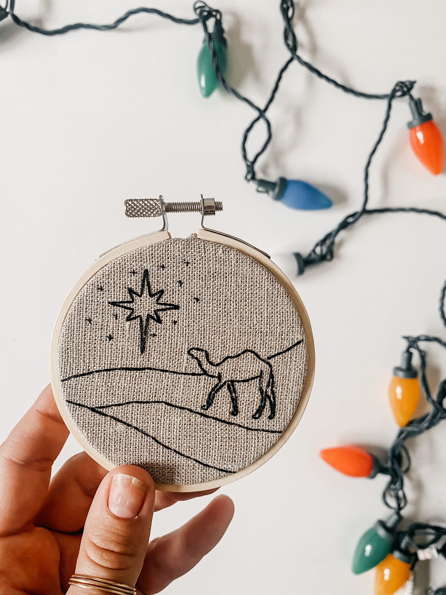 Star of Bethlehem Christmas Ornament PDF Embroidery Pattern