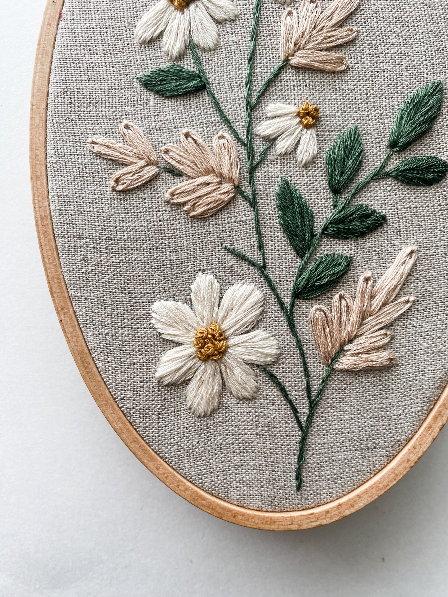 Daisy Sprig Embroidery Kit