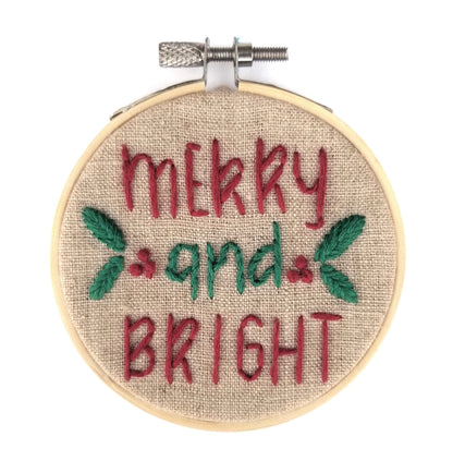 Christmas Ornament Embroidery KITS