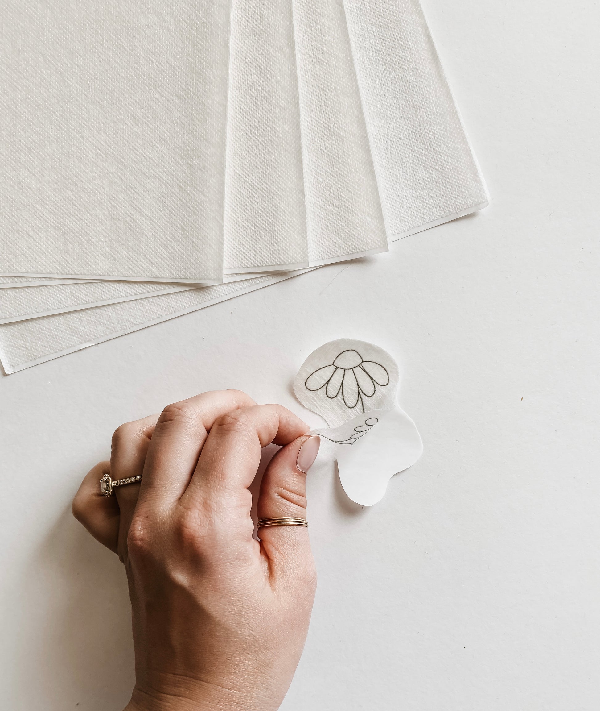 How to make clothes stickers with paper napkin - paper napkin transfer on  clothes 