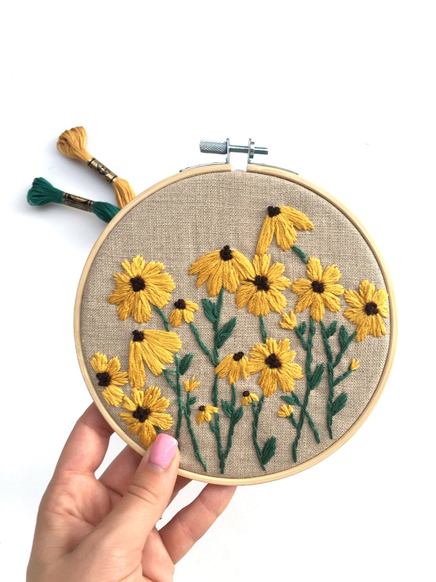 Wild Daisies PDF Embroidery Pattern