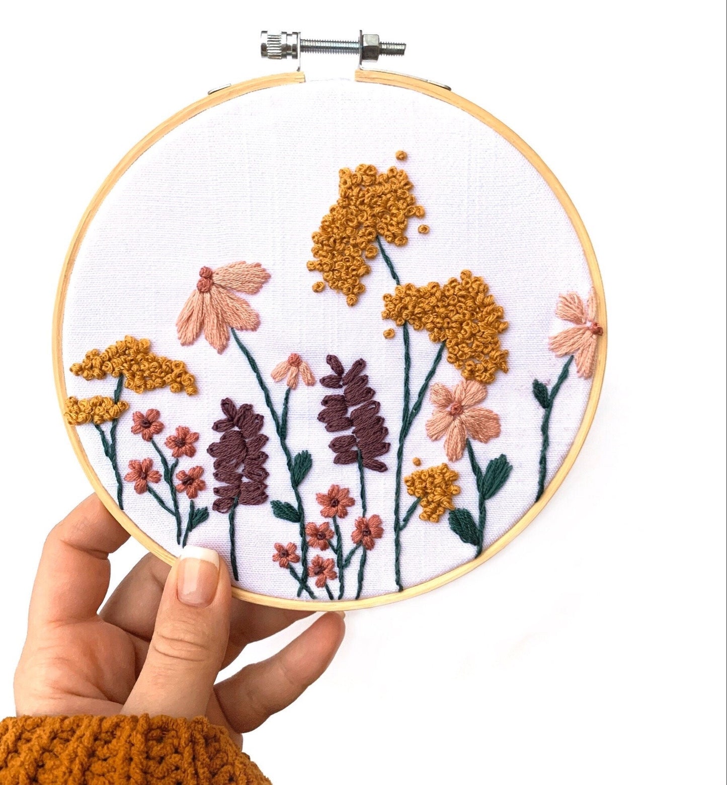 Grandma's Garden PDF Embroidery Pattern