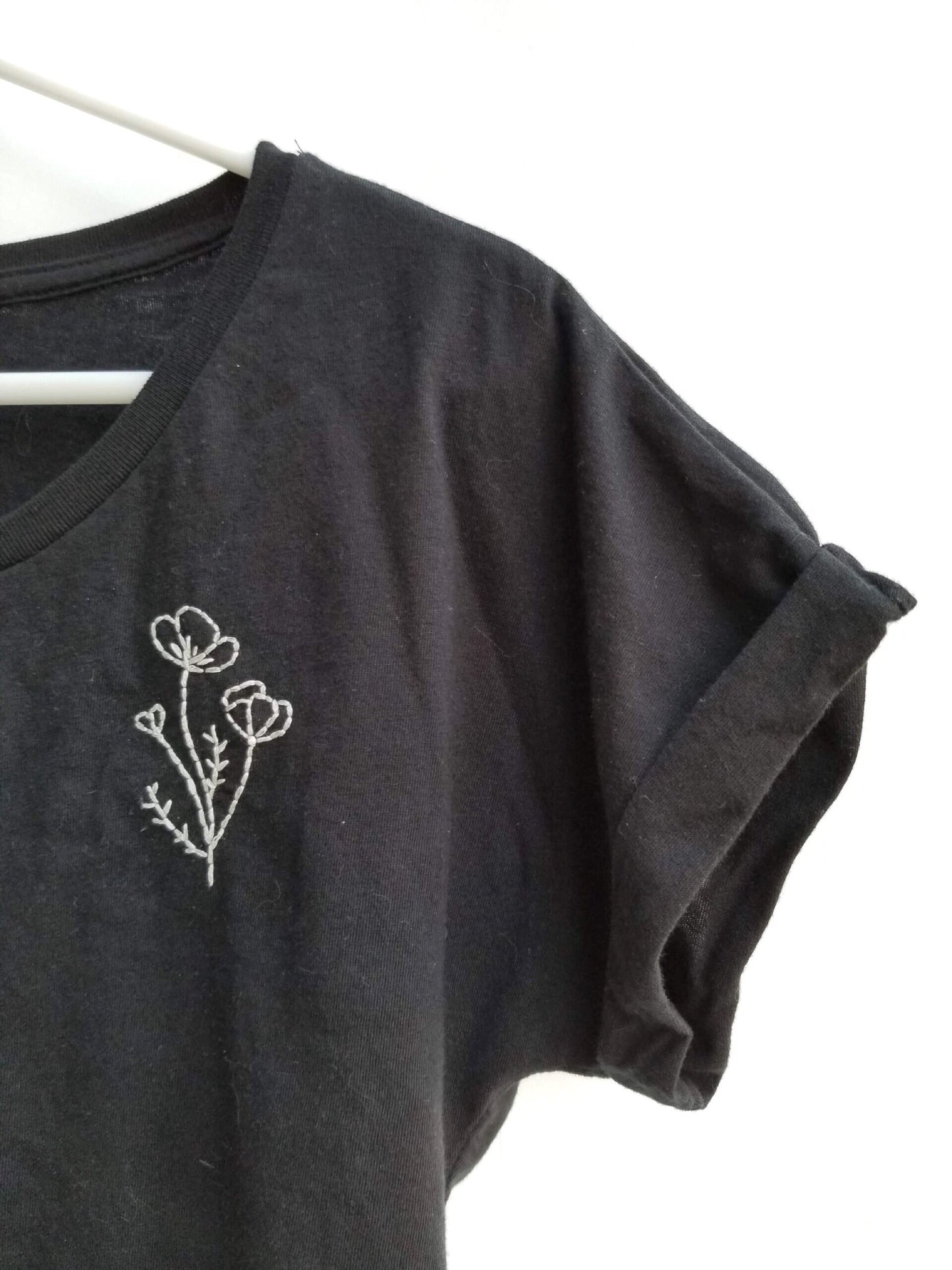 Poppies Shirt PDF Embroidery Pattern