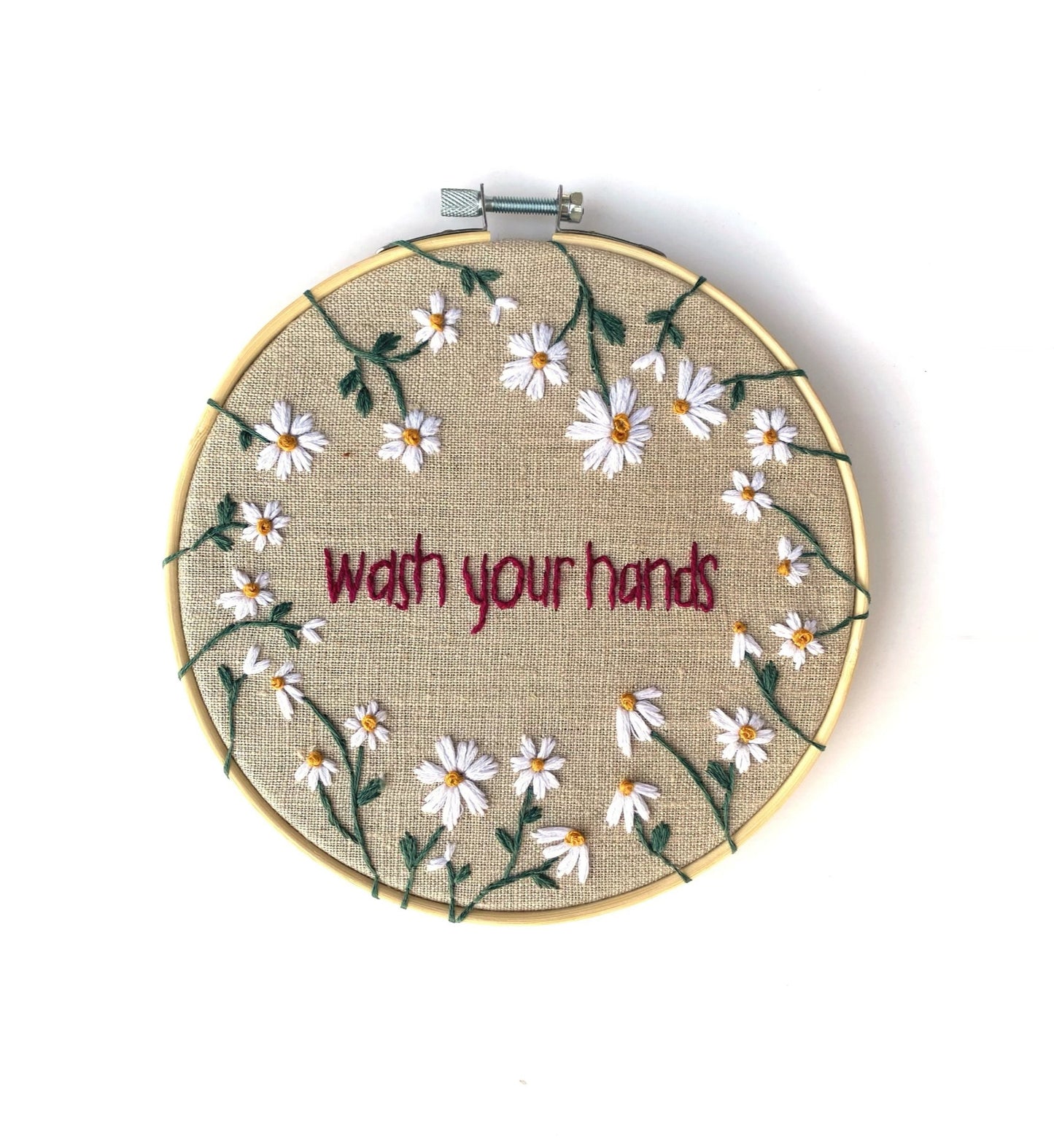 Wash Your Hands PDF Embroidery Pattern