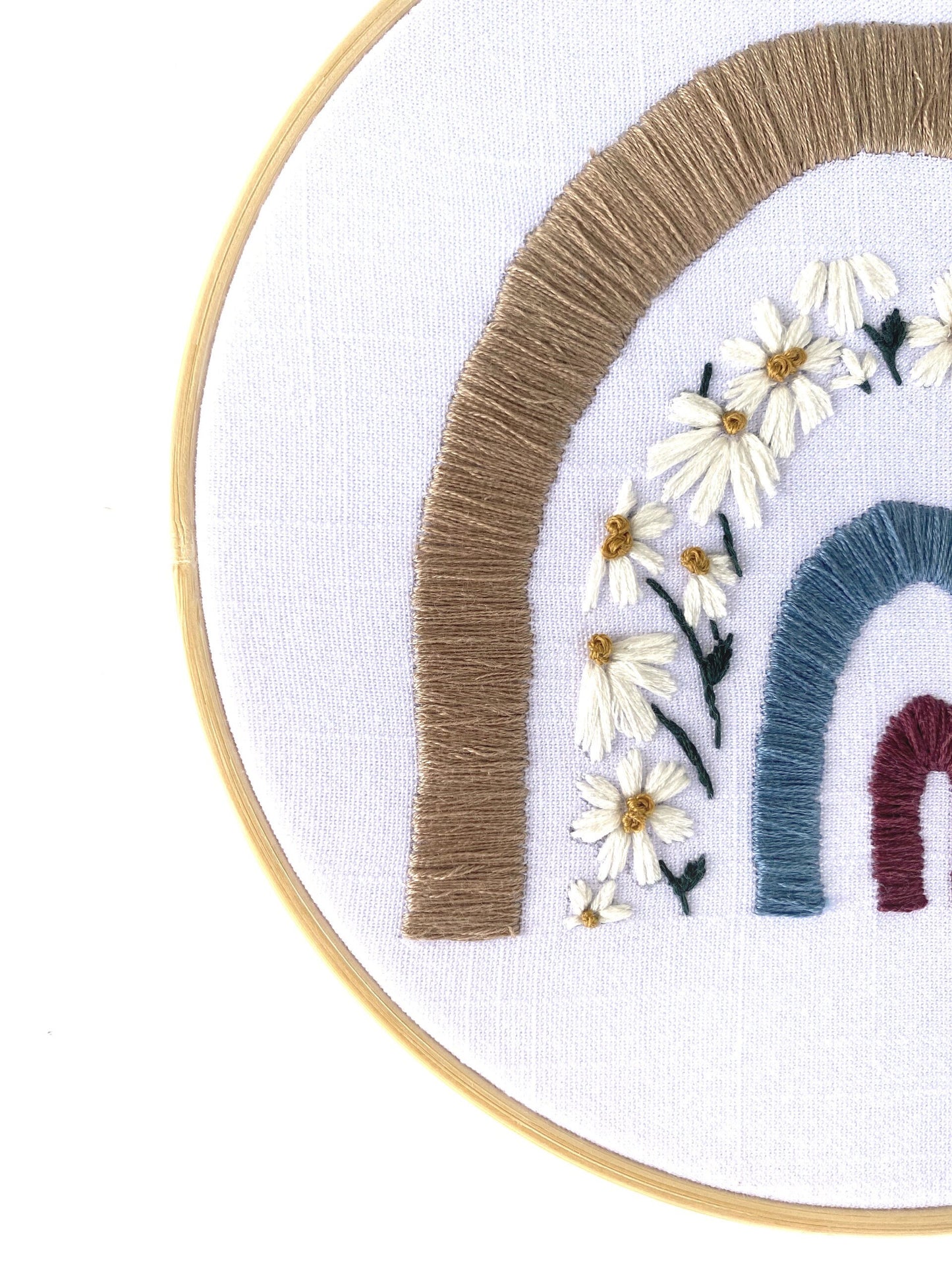 Floral Rainbow PDF Embroidery Pattern