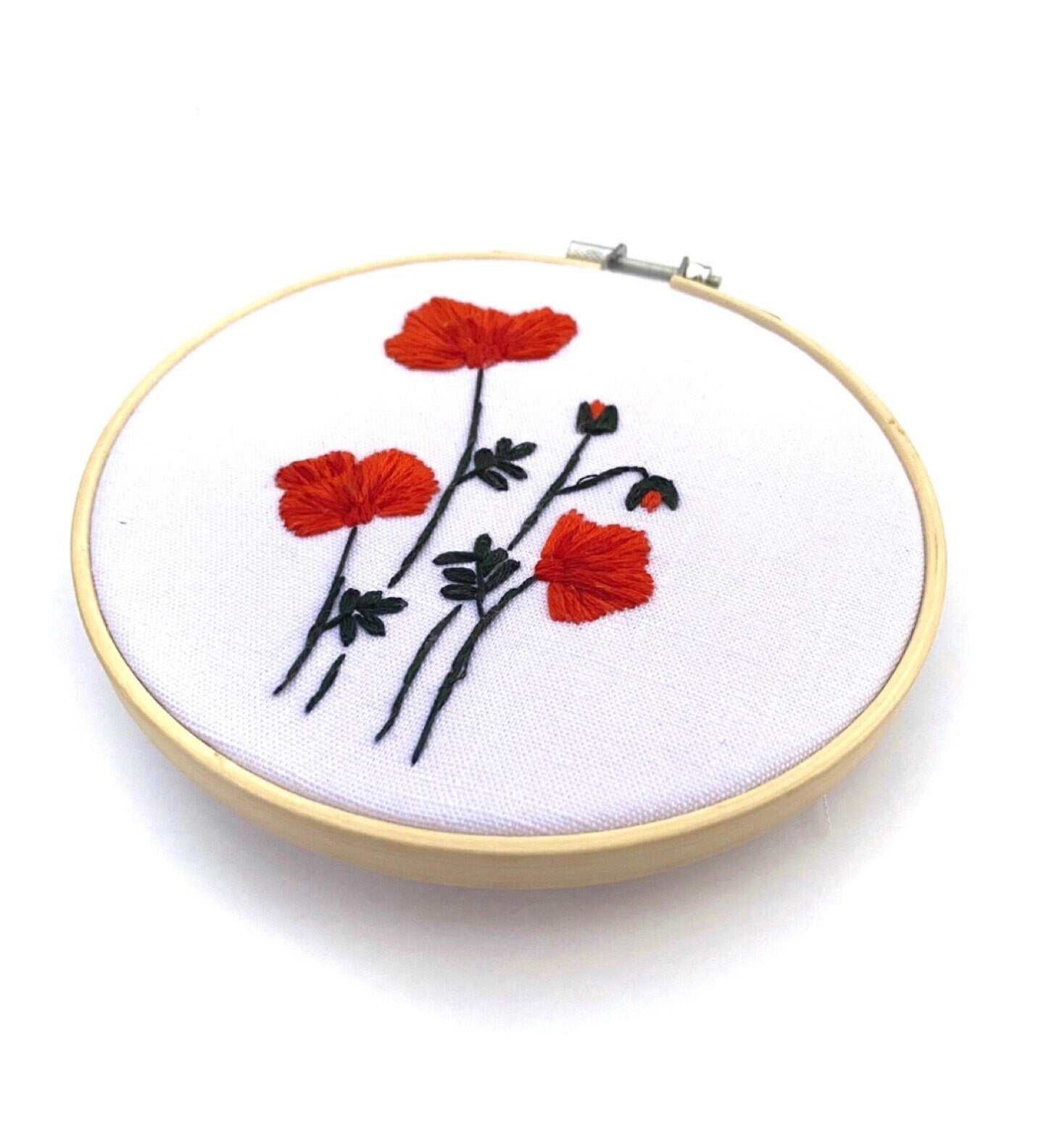 Forever Poppies PDF Embroidery Pattern