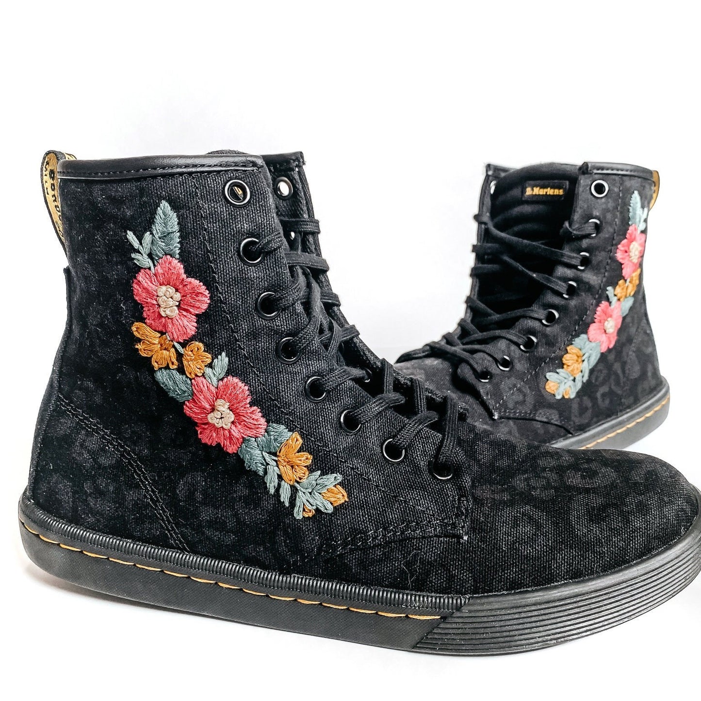 Floral Boots PDF Embroidery Pattern