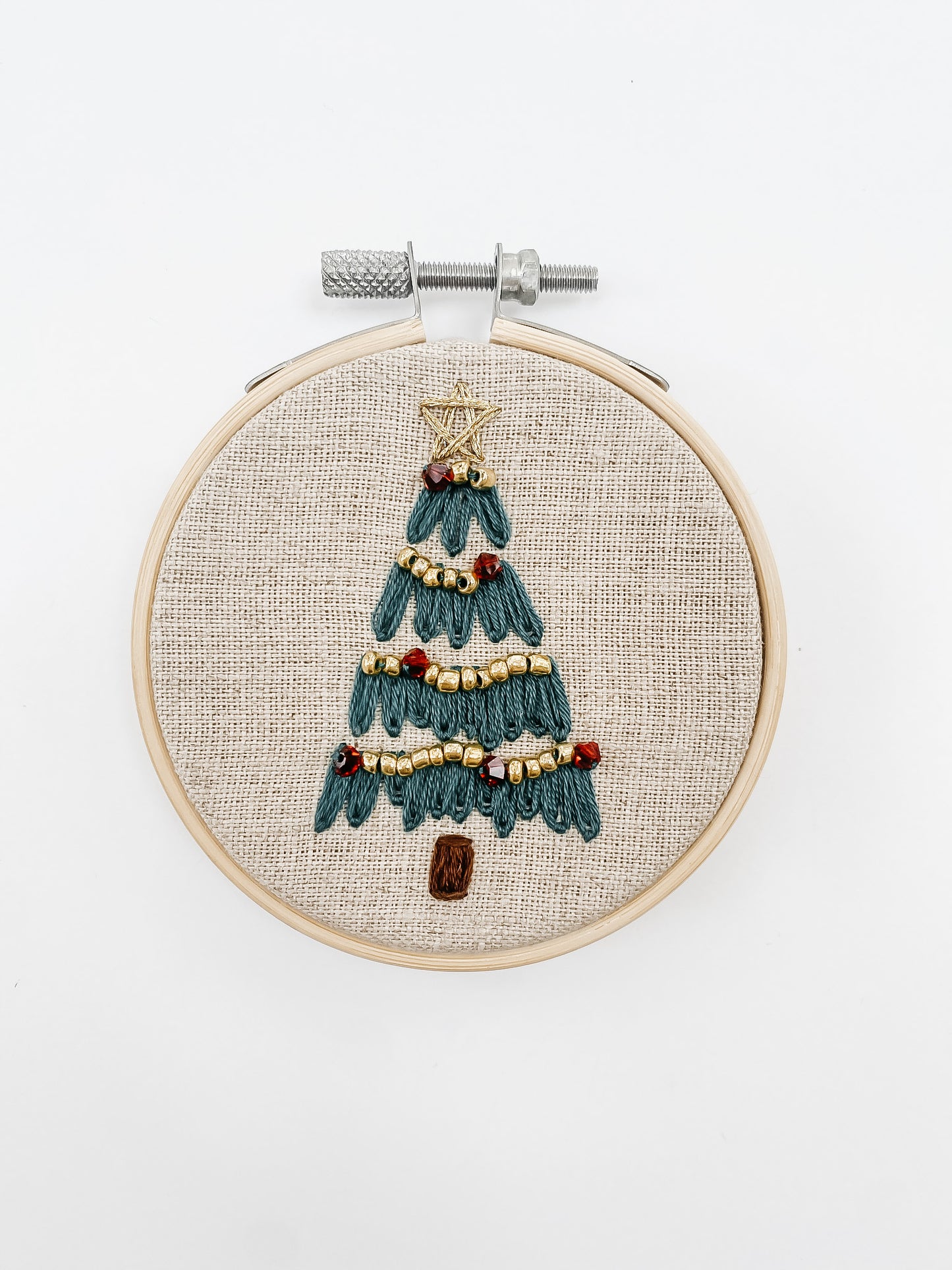 Christmas Tree Christmas Ornament PDF Embroidery Pattern